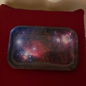 Metal cigar rolling tray